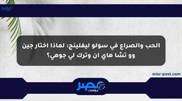 الحب والصراع في سولو ليفلينج: لماذا اختار جين وو تشا هاي إن وترك لي جوهي؟